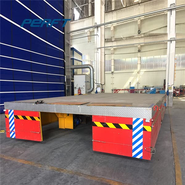 steerable transfer trolley with large table 25 tons